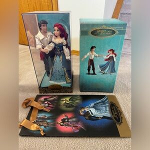 Ariel and Eric Disney Designer Fairytale Couple Dolls LE BNIB